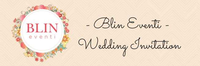 Blin Eventi Wedding Invitation