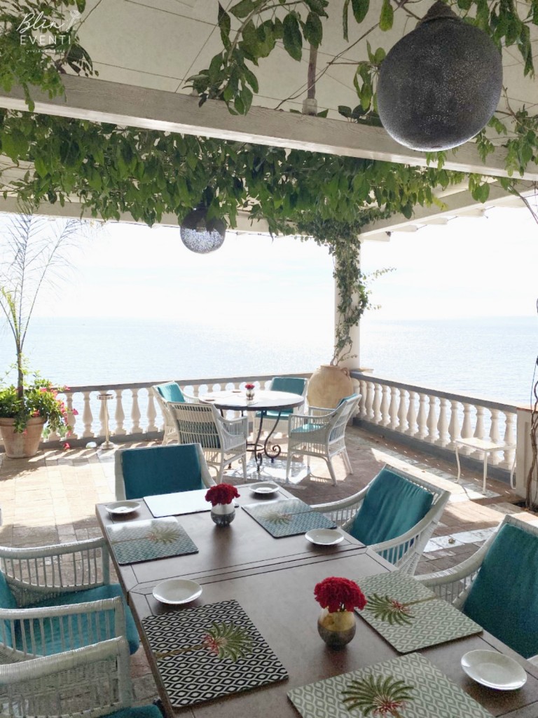 Villa Treville Positano, terrazza cena