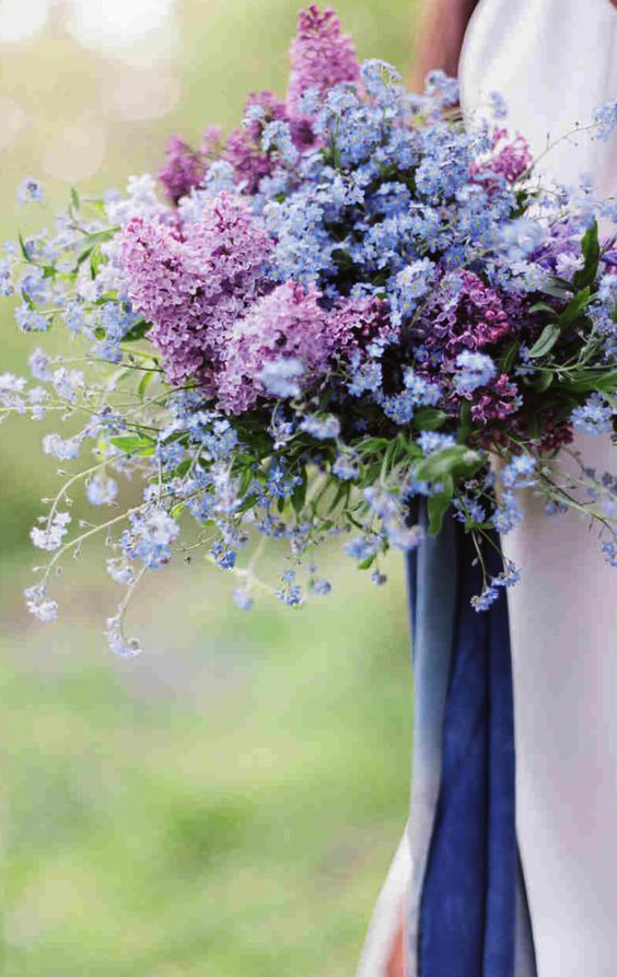 very peri wedding