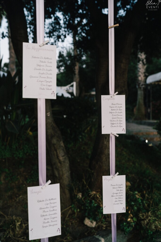 tableau de mariage appeso all'albero