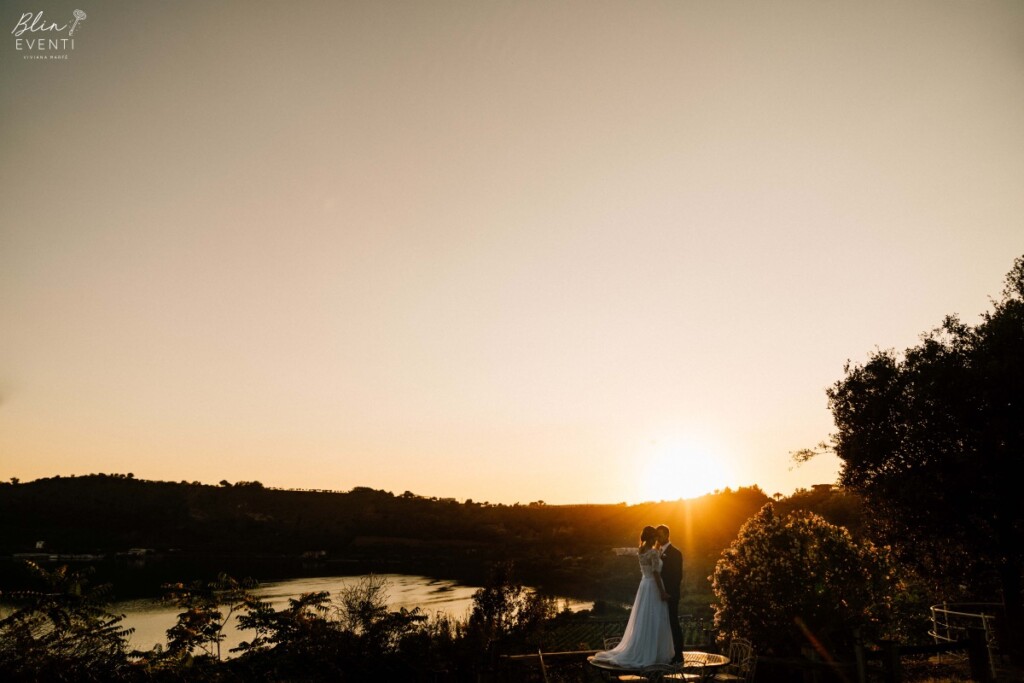 tramonto Villa Habiba matrimonio colore glicine