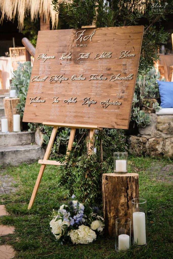 tableau de mariage in legno